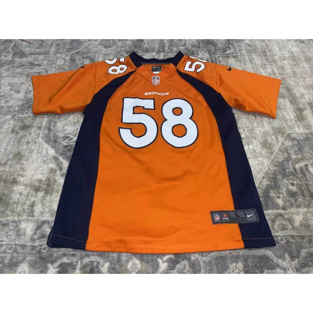 NIKE VON MILLER #58 DENVER‎ BRONCOS  NFL YOUTH JERSEY BOYS SIZE Large 14-16